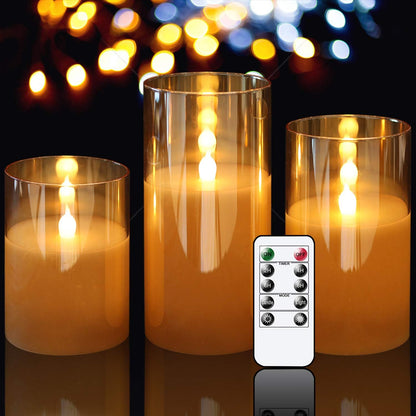 Celeste Flameless Candle Set