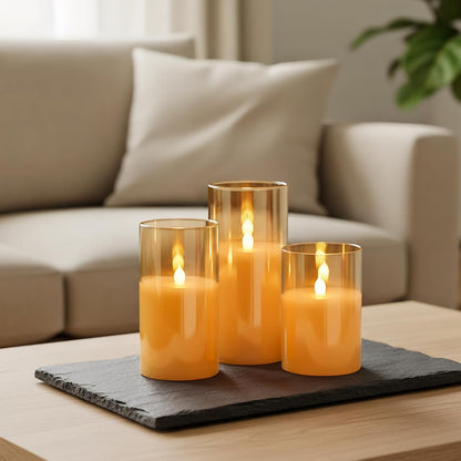 Celeste Flameless Candle Set