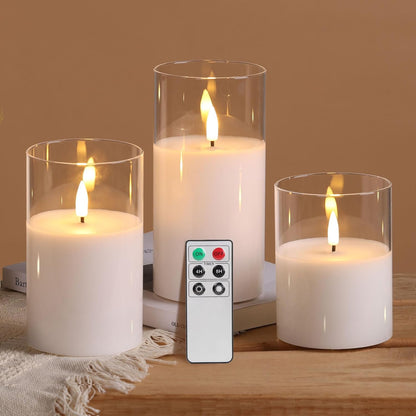 Celeste Flameless Candle Set