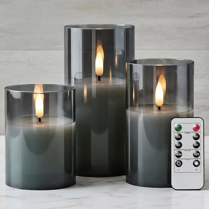 Celeste Flameless Candle Set