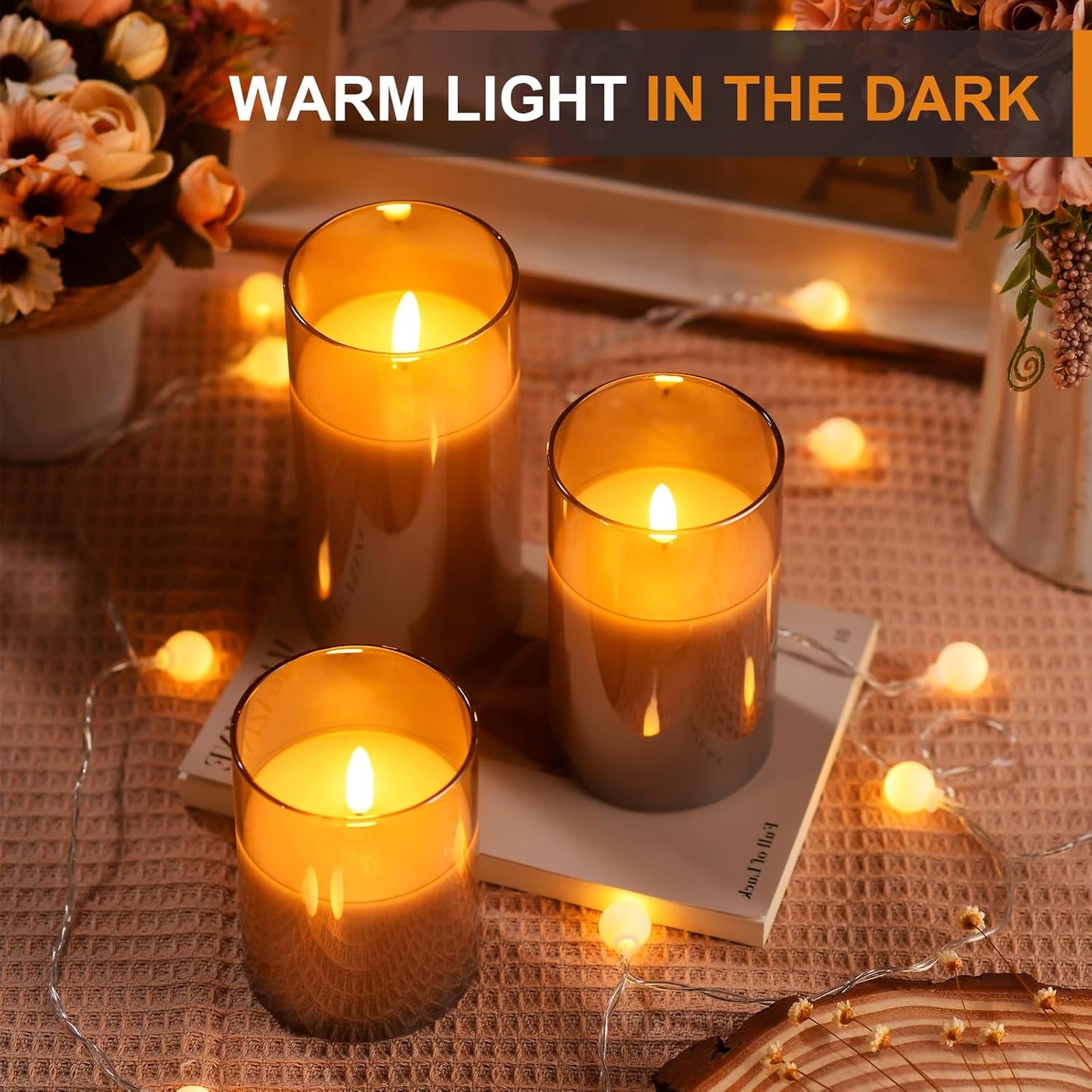 Celeste Flameless Candle Set