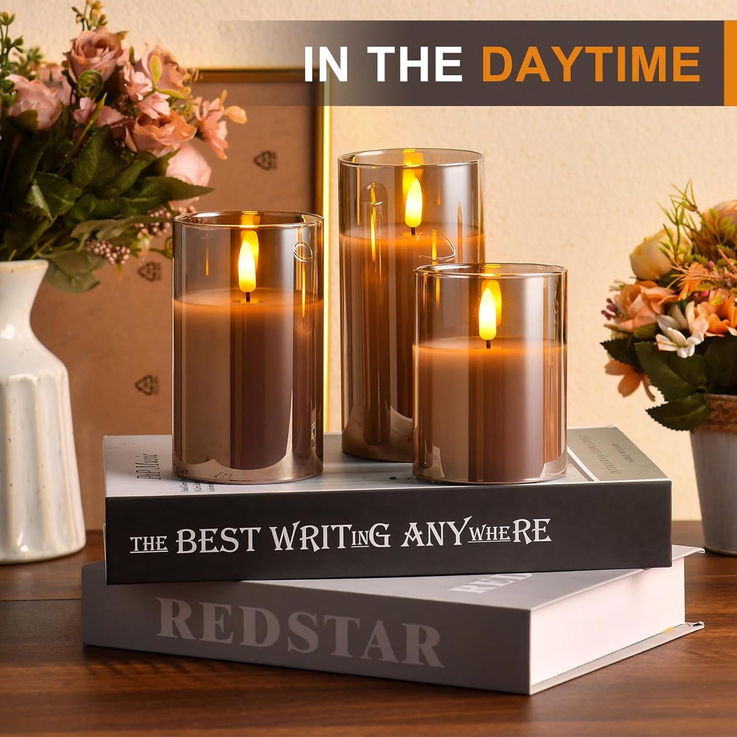 Celeste Flameless Candle Set