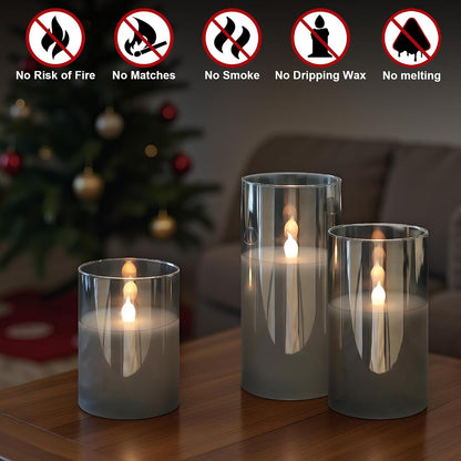 Celeste Flameless Candle Set