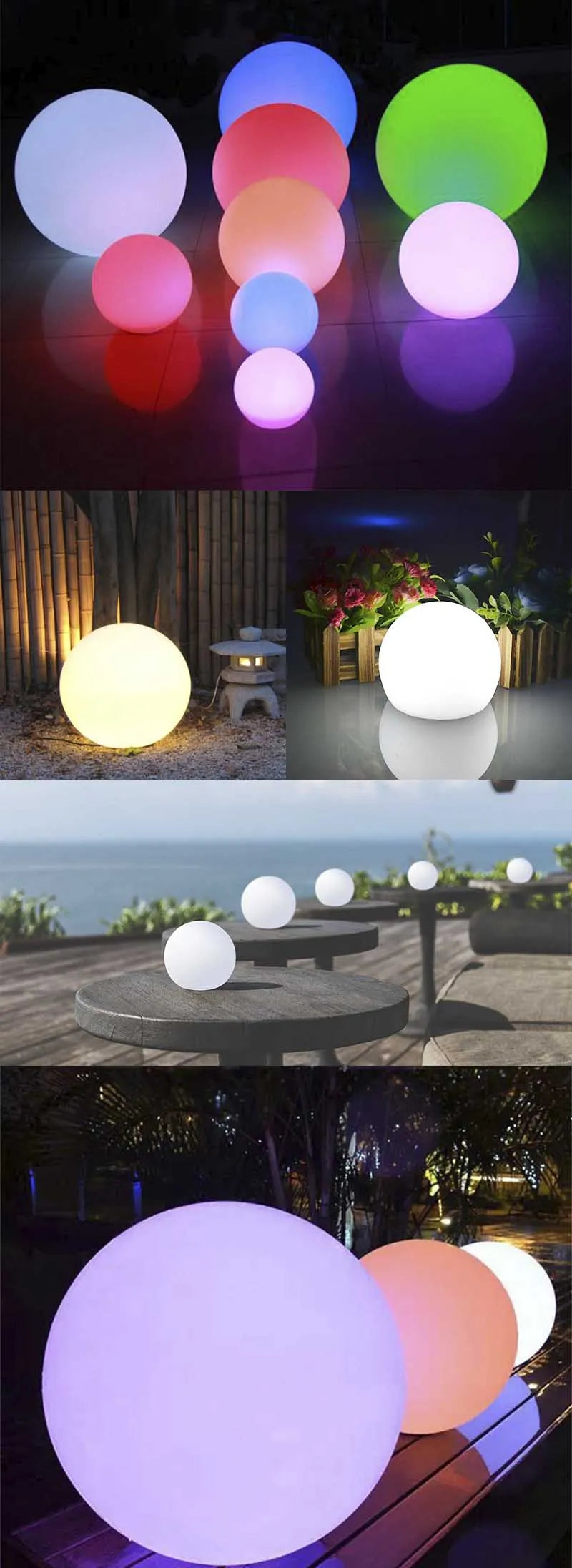 Soft Orb Garden Lamp