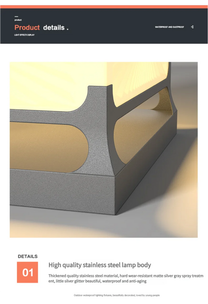 Still Solar Pillar Light