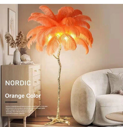 Aveline Feather Lamp