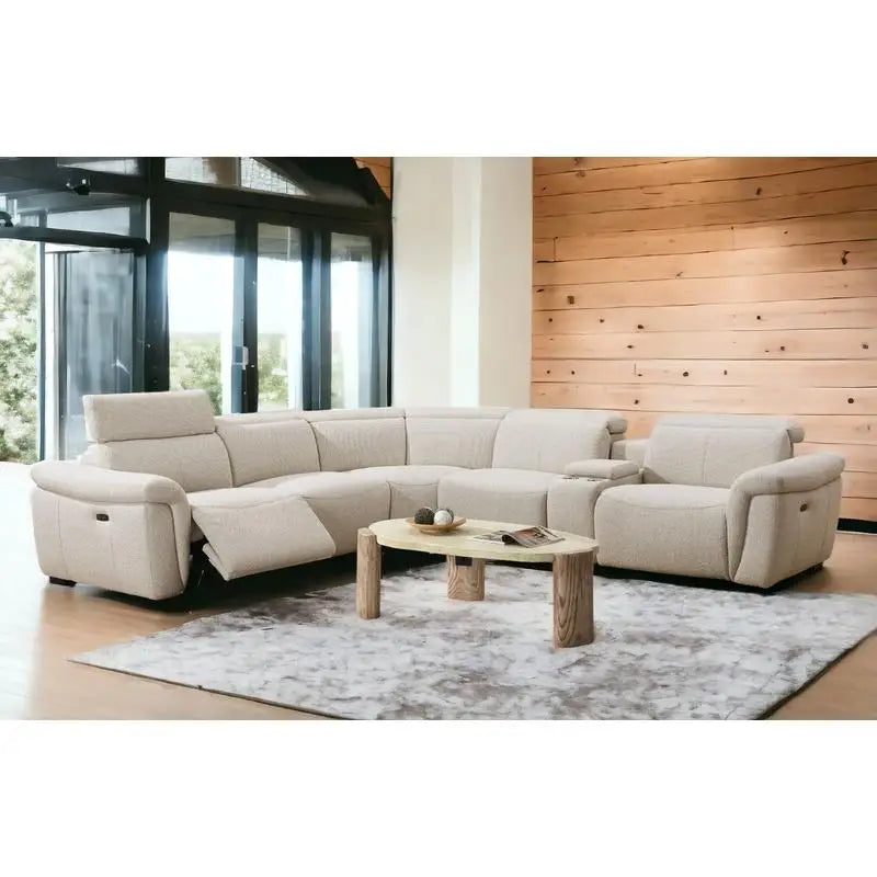 Bouclé Comfort Sectional