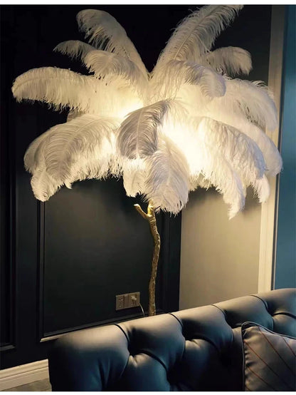 Aveline Feather Lamp