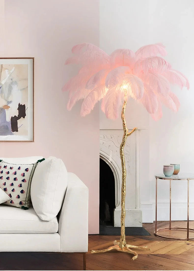 Aveline Feather Lamp