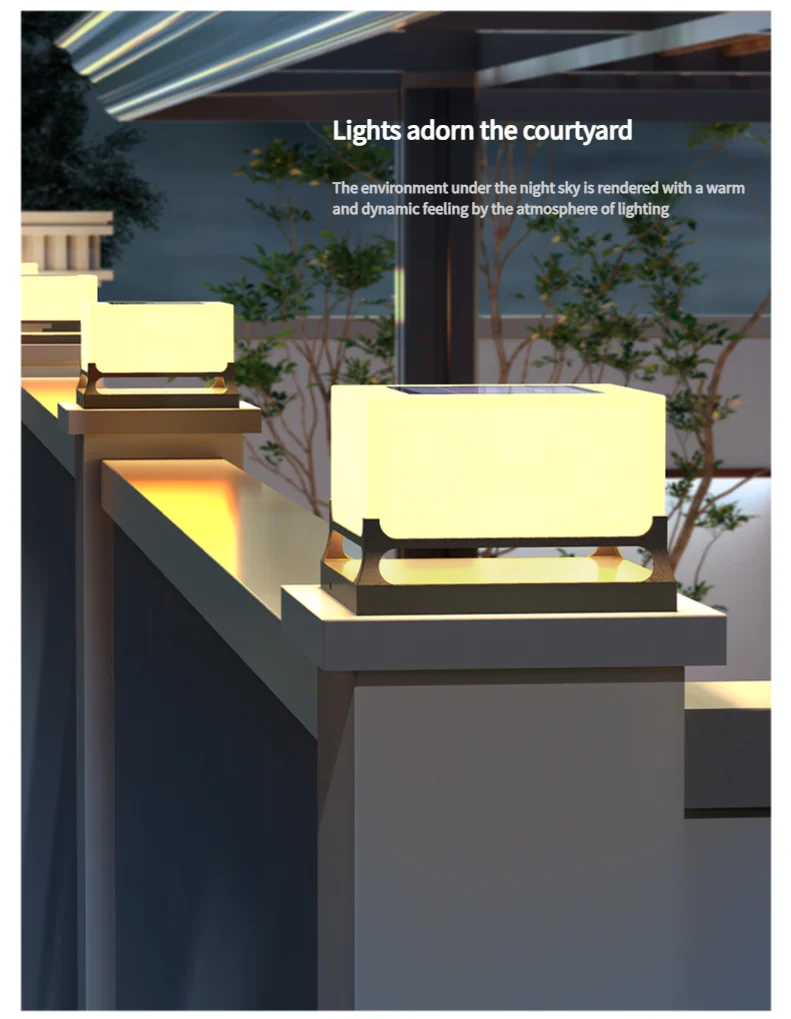 Still Solar Pillar Light