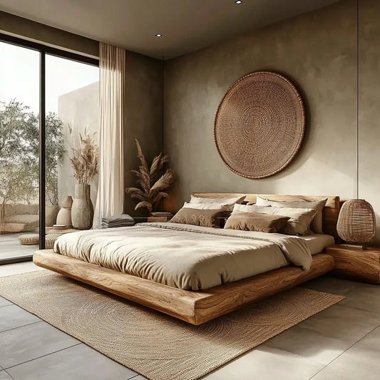 Weiches Holzbodenbett