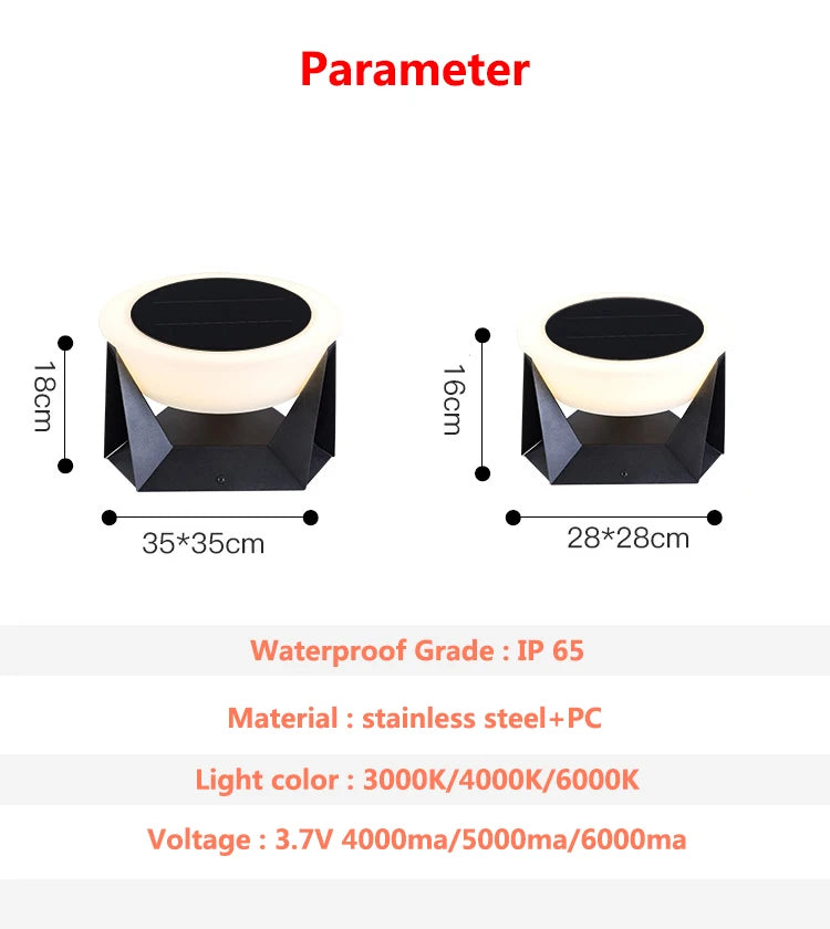 Pure Cylinder Post Light