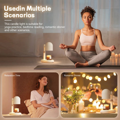 Warm Aura Candle Light
