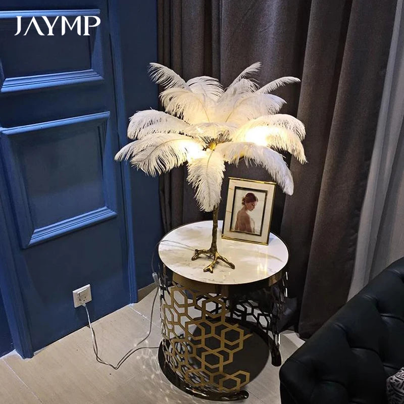 Aveline Feather Lamp