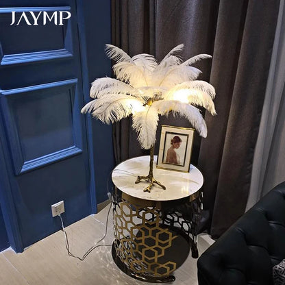 Aveline Feather Lamp