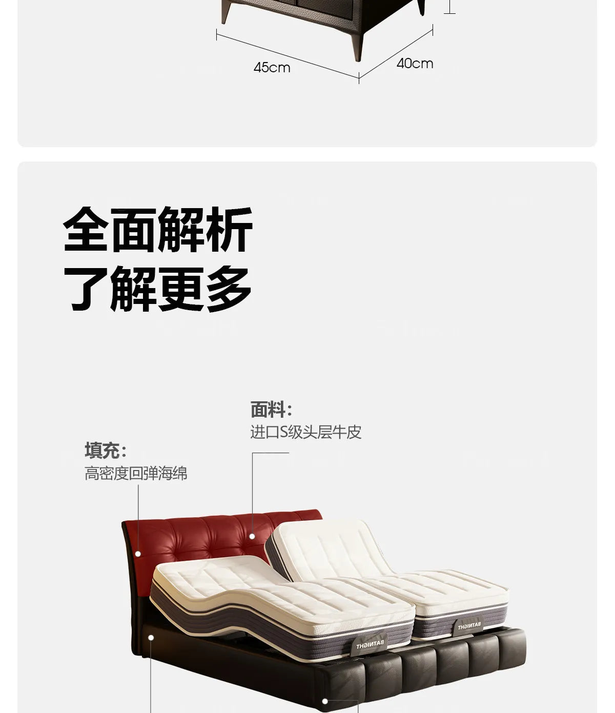 Pure Comfort Electric Bed