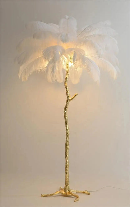 Aveline Feather Lamp