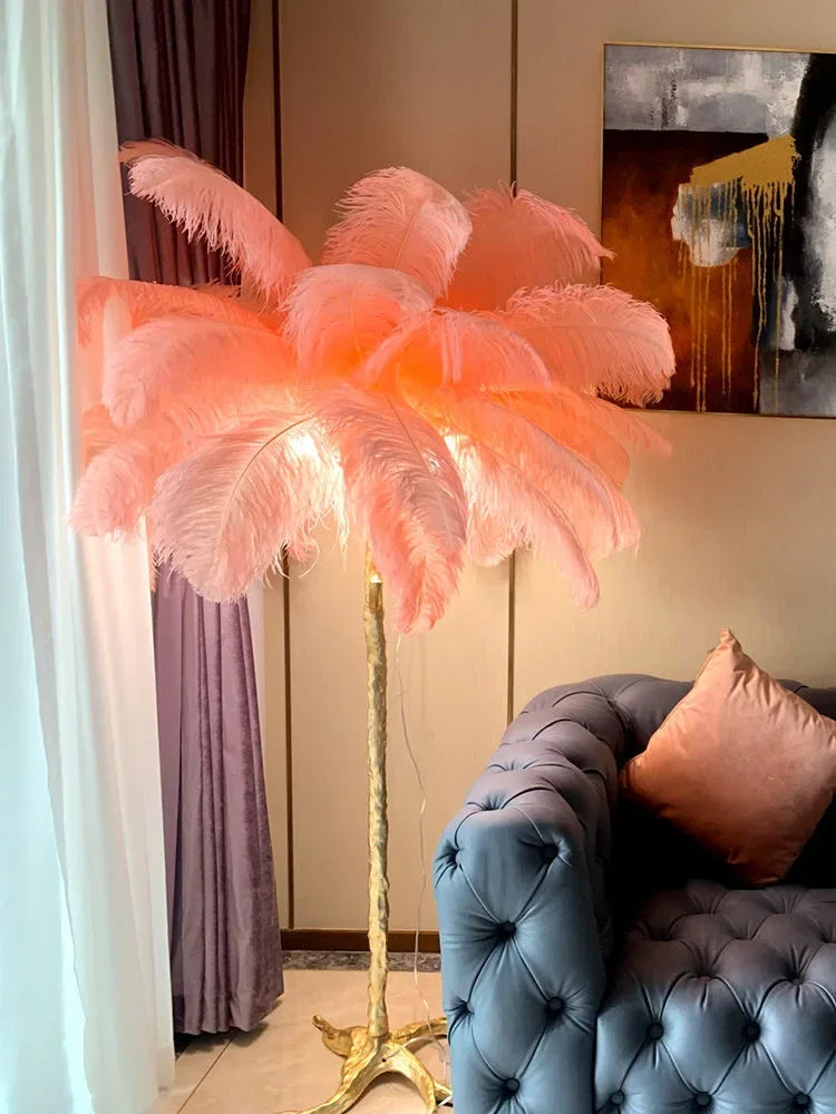 Aveline Feather Lamp
