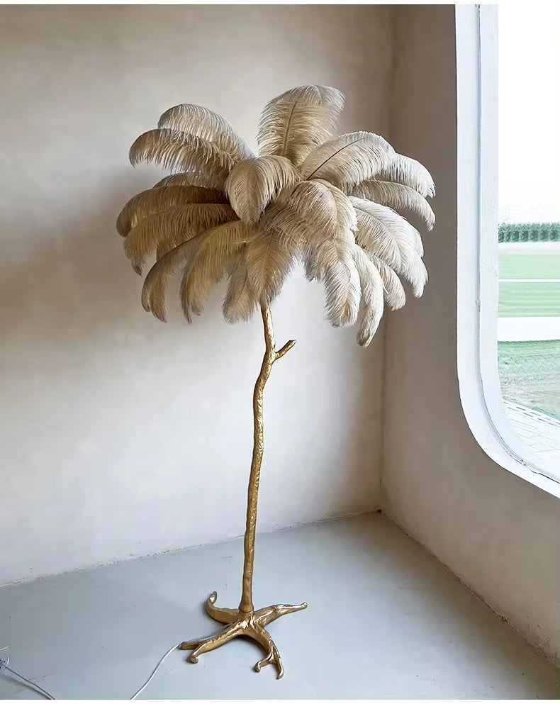 Aveline Feather Lamp