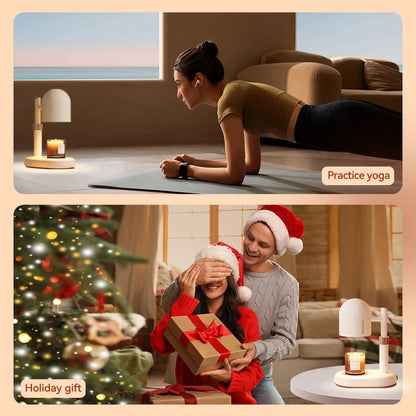 Warm Aura Candle Light