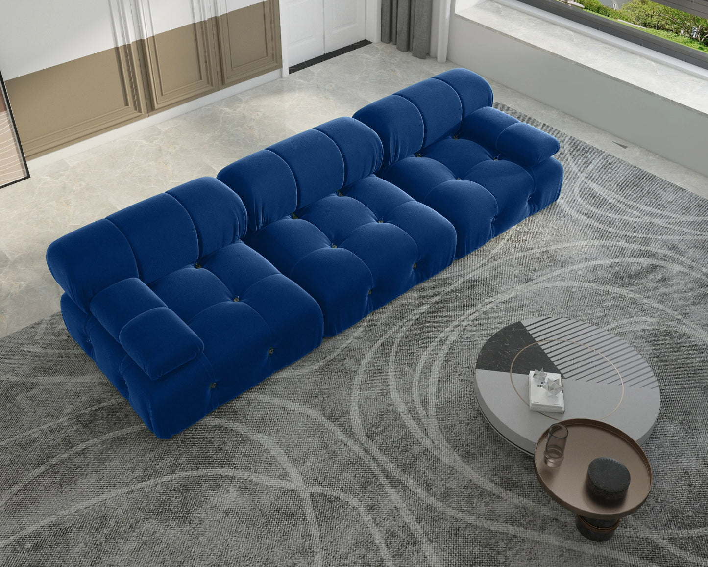 Velvet Lounge Sofa