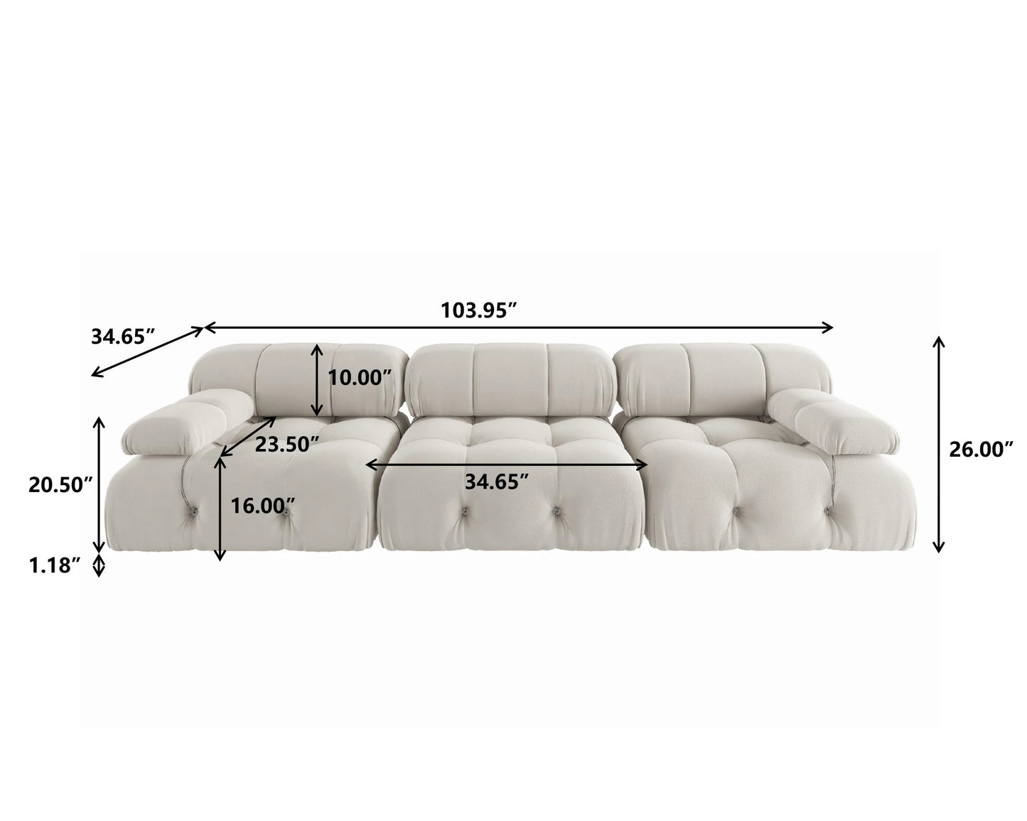 Velvet Lounge Sofa