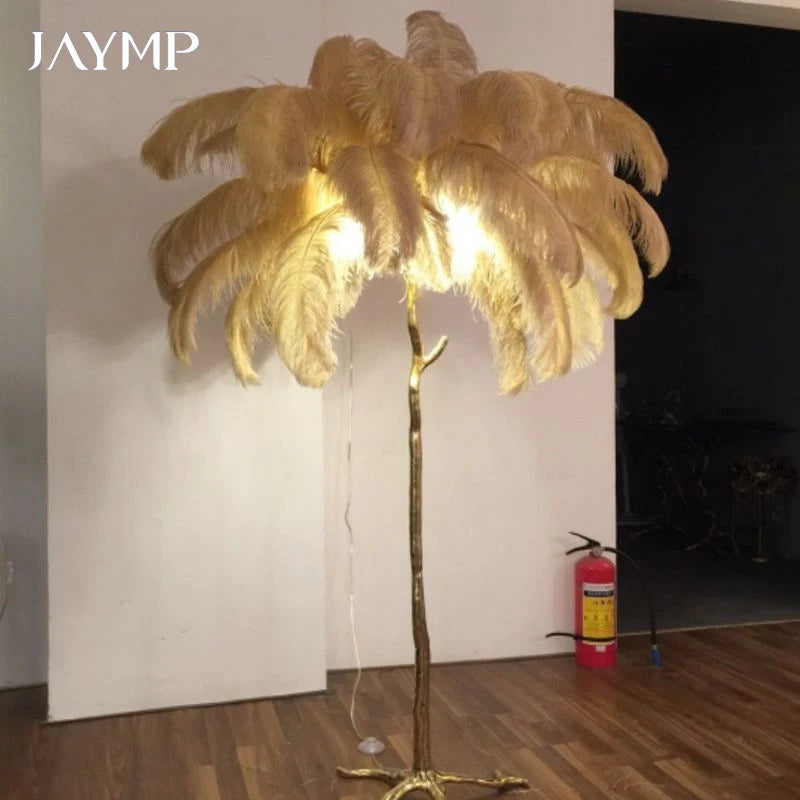 Aveline Feather Lamp