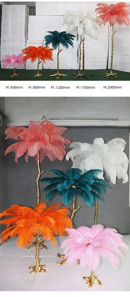 Aveline Feather Lamp