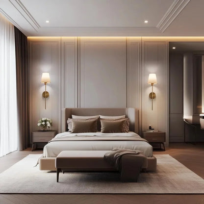 Battery Operated Wall Sconce Set of 2 Gold Rechargeable Wireless Wall Lights with Remote Dimmable RGB LED Bulbs 13 Color Option