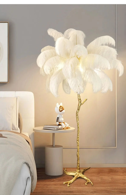 Aveline Feather Lamp