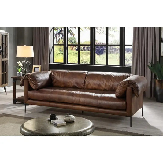 Top Grain Leather Sofa