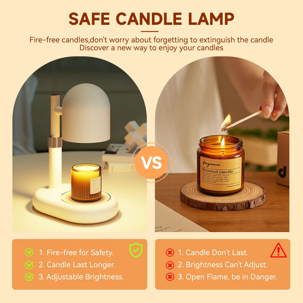 Warm Aura Candle Light