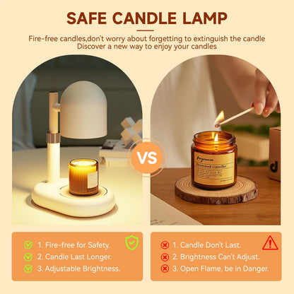 Warm Aura Candle Light