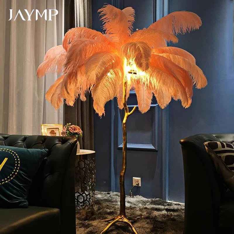 Aveline Feather Lamp