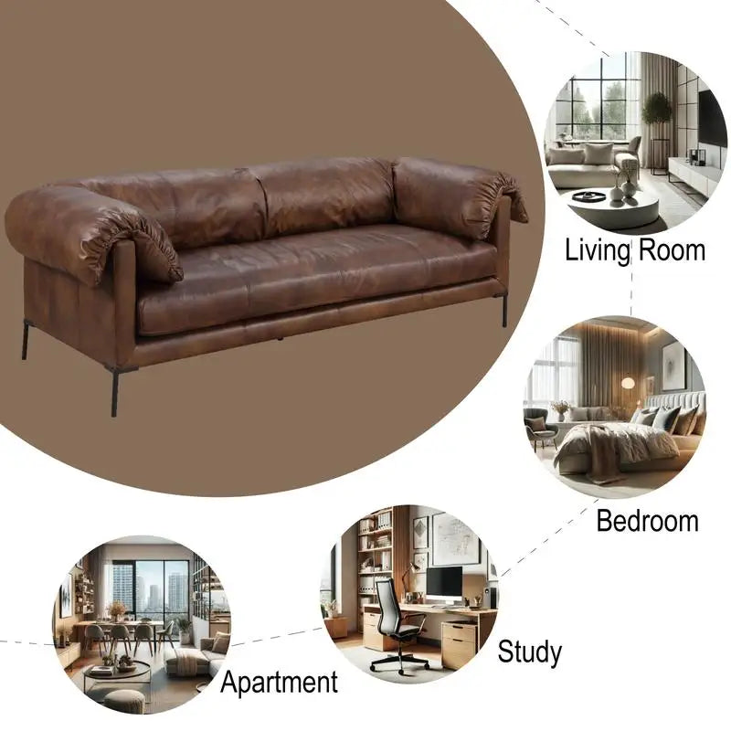 Top Grain Leather Sofa
