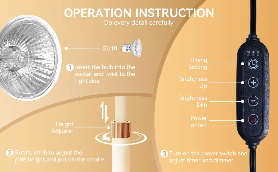 Warm Aura Candle Light