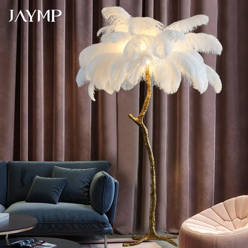 Aveline Feather Lamp