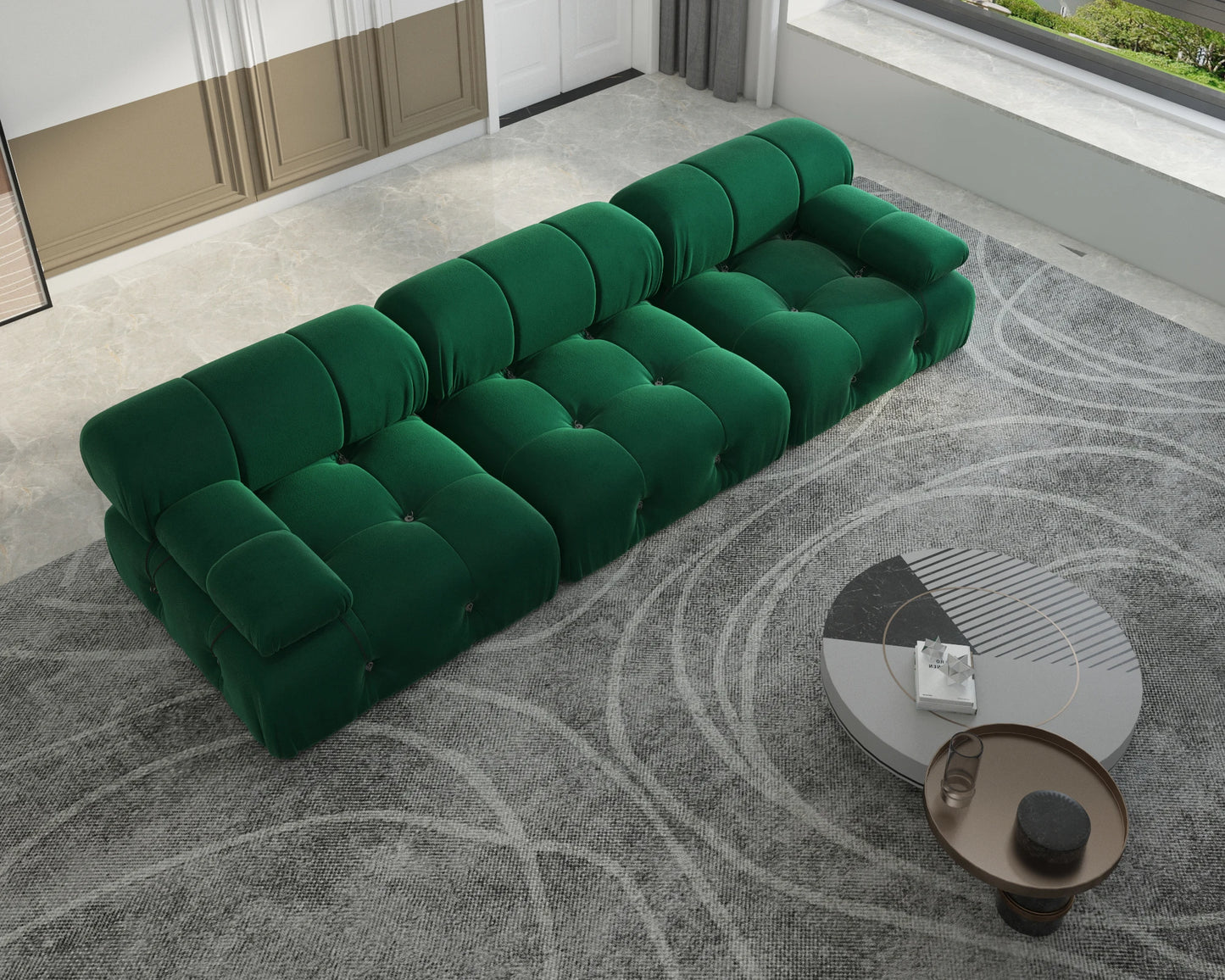 Velvet Lounge Sofa