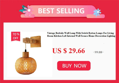 American Industrial Style Wall Lamp Fabric Lampshade Bedroom Bedside Sconces Retro Bathroom Night Light Fixture Home Decoration