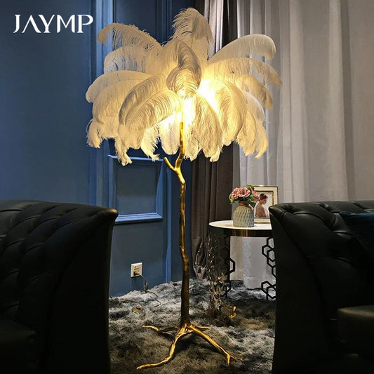 Aveline Feather Lamp