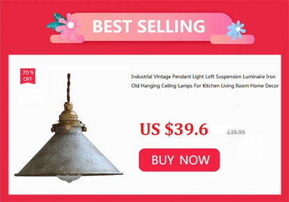 American Industrial Style Wall Lamp Fabric Lampshade Bedroom Bedside Sconces Retro Bathroom Night Light Fixture Home Decoration
