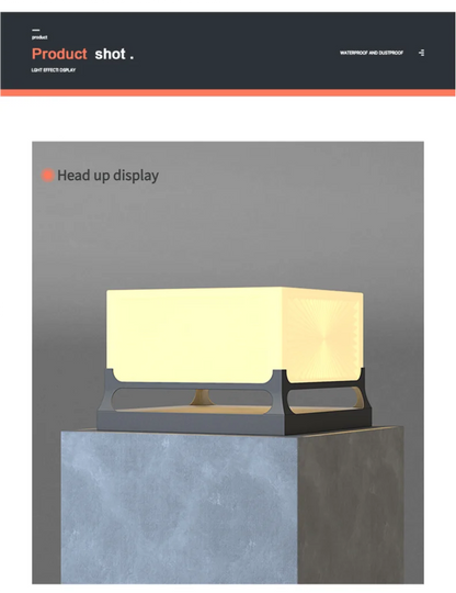 Still Solar Pillar Light