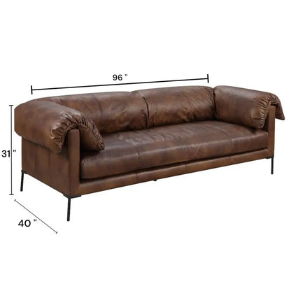 Top Grain Leather Sofa