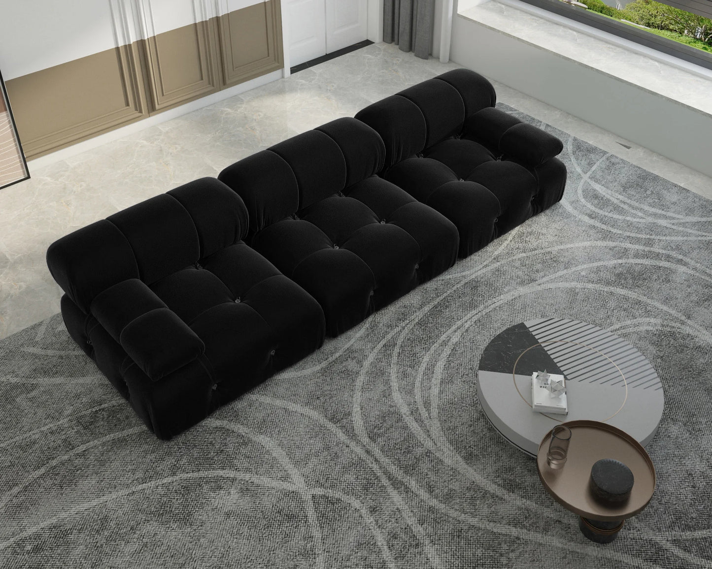 Velvet Lounge Sofa