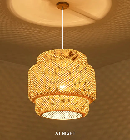 Bamboo Weave Pendant