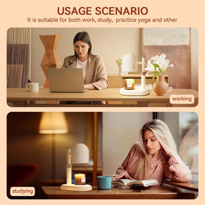 Warm Aura Candle Light