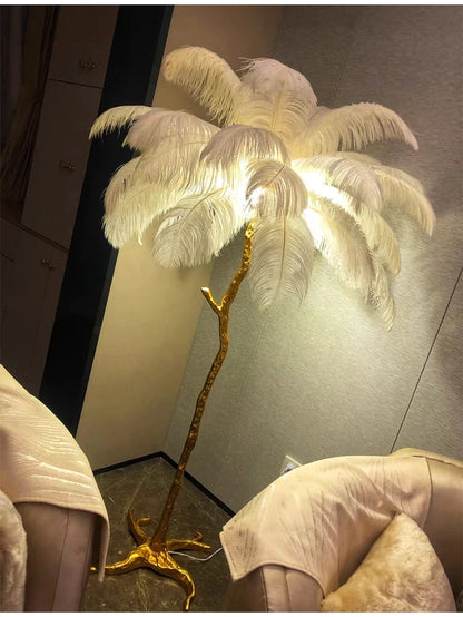 Aveline Feather Lamp